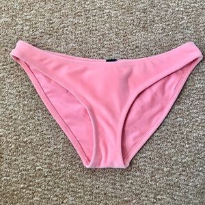 Mink pink NEVER WORN  velvet bikini bottom